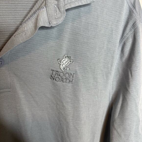 Lululemon Polo Collared Golf Shirt Troon North Patch Dusty Blue Size XL - Picture 2 of 4